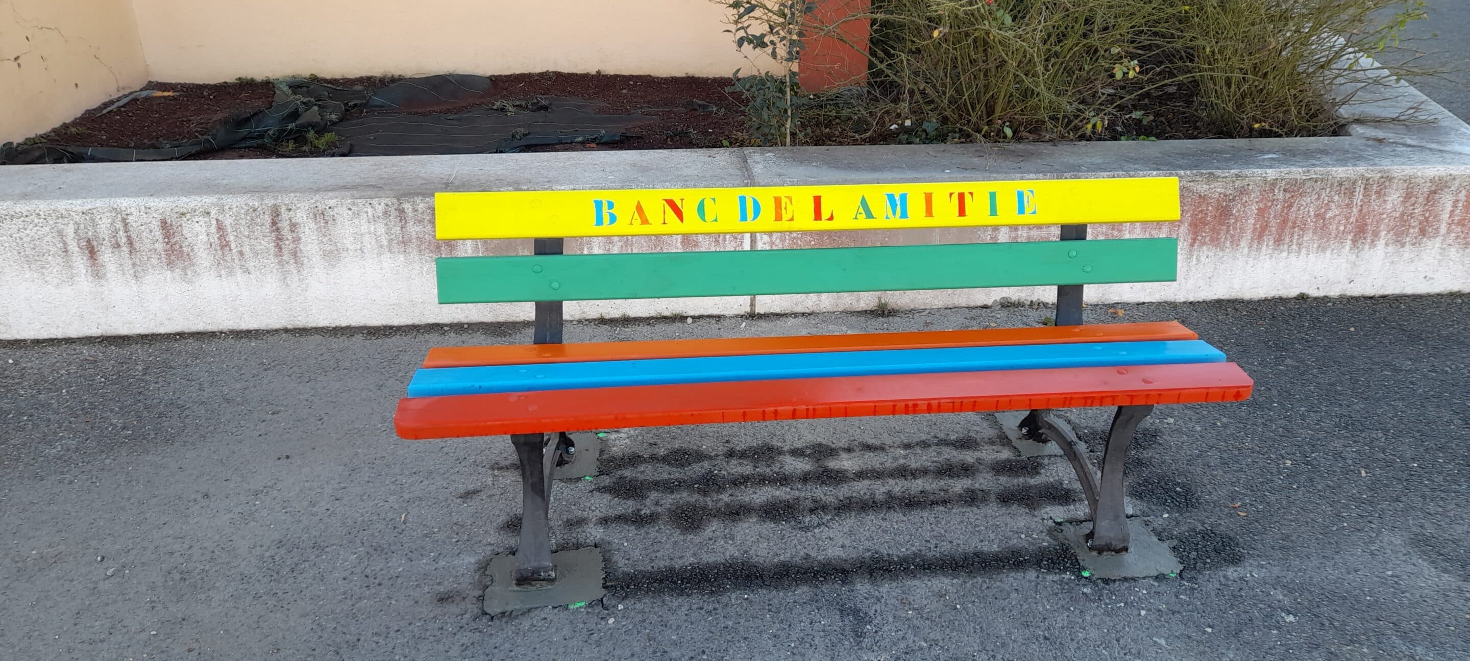 Le banc de l'Amitié